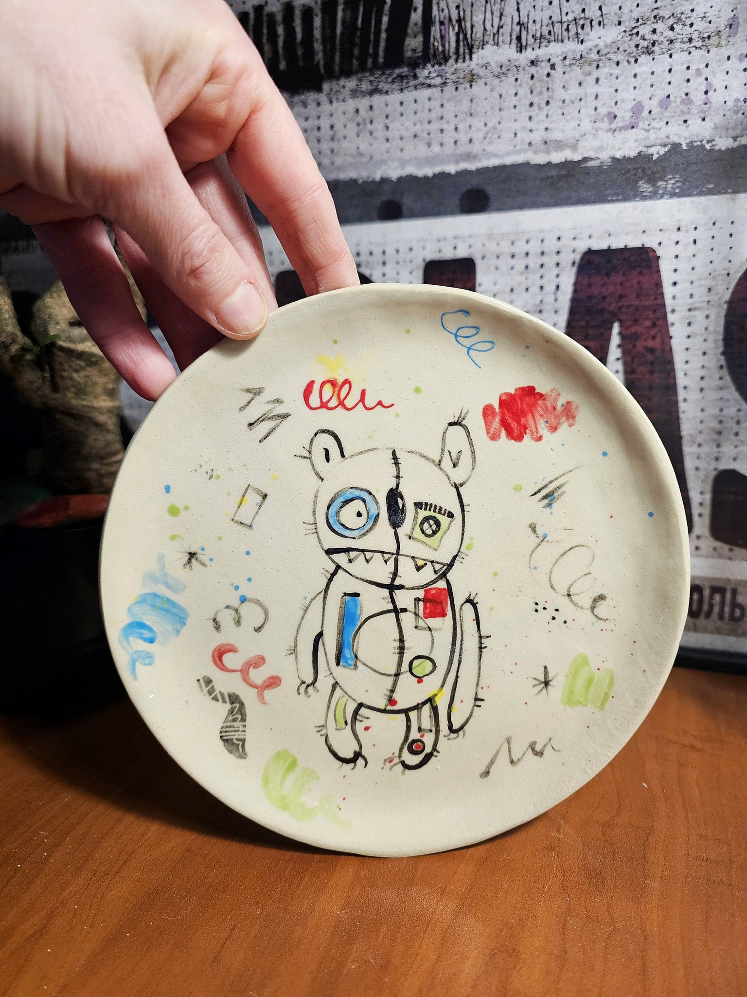 Talerz Miś Gryzmołak 1