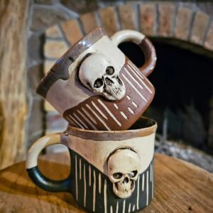 Kubek Memento Vivere czarny