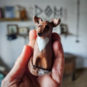 Lis - figurka tea pet